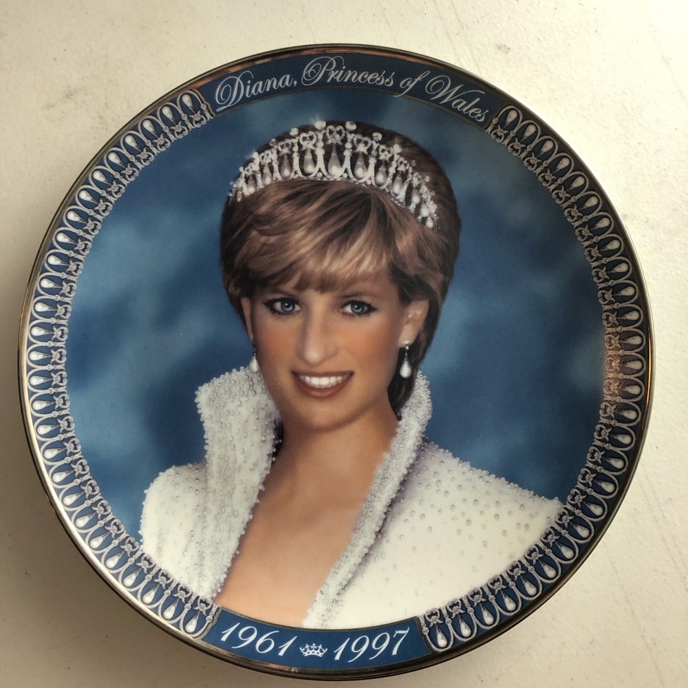 Diana, Princess of Wales Limited Edition Tribute Plate Franklin Mint